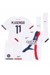 Fotbalové Dres Paris Saint-Germain Marco Asensio #11 Dětské Venkovní Oblečení 2024-25 Krátký Rukáv (+ trenýrky)